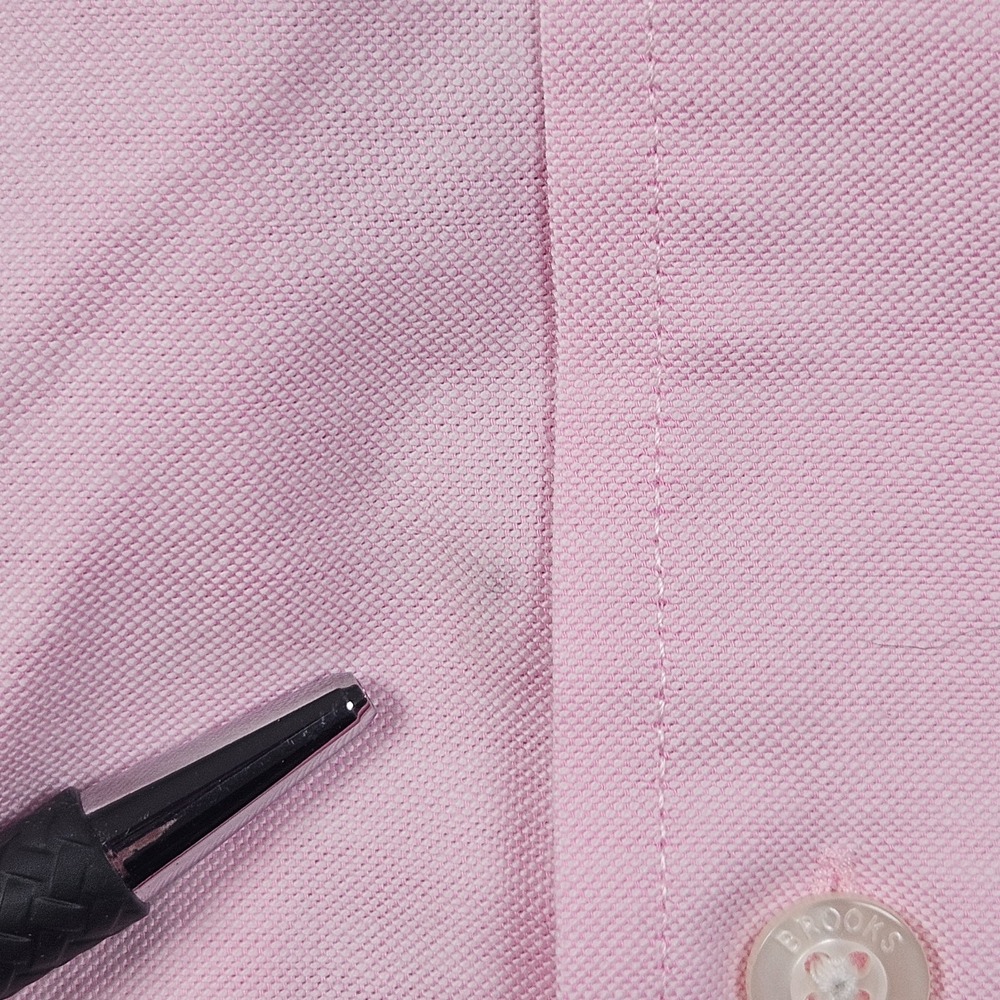 NEW Brooks Brothers Button Down Shirt Mens 4XLT Pink Non-Iron Stretch Cotton - Picture 6 of 11